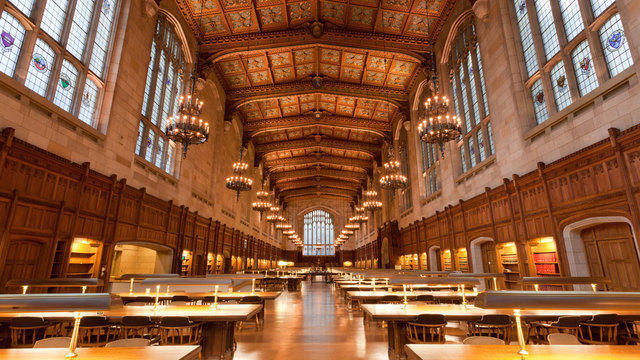 Ornate law school library