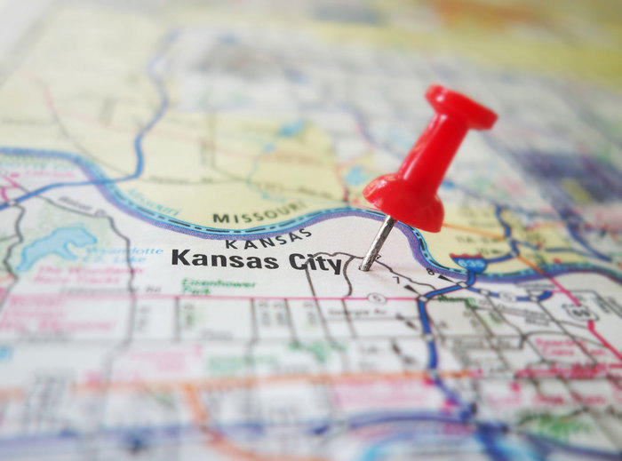 Kansas City, Kansas on the map