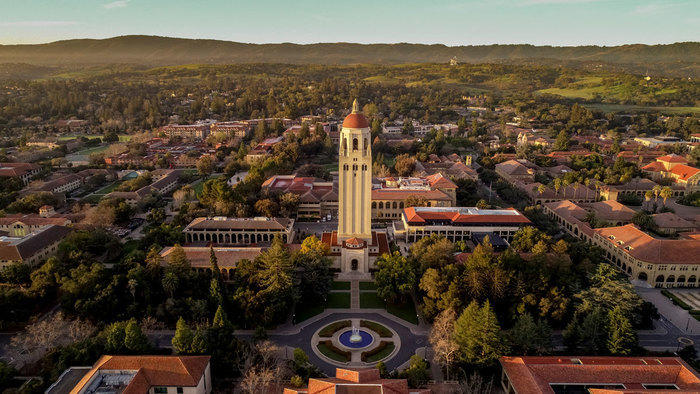 Stanford University Aerial View