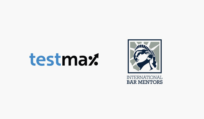 TestMax and International Bar Mentors logos