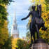 Paul Revere statue in Boston