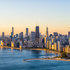 Chicago Aerial Cityscape at Sunrise